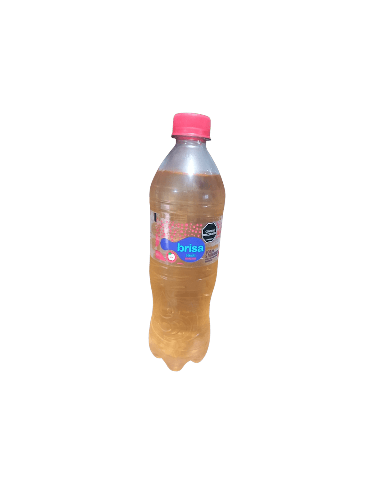 Agua con gas manzana